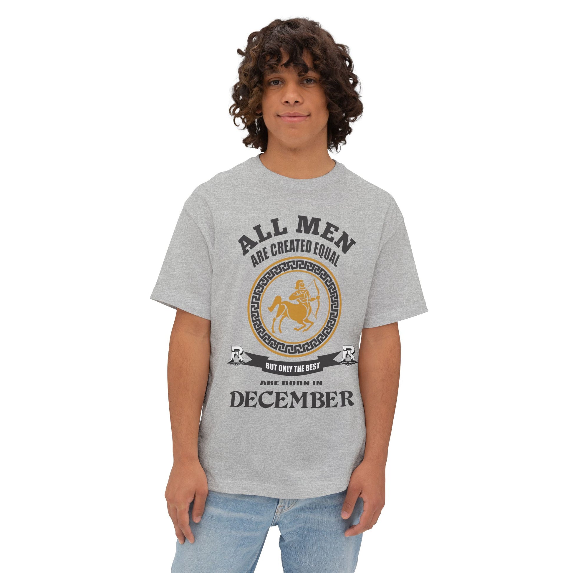December Birth Month Oversized Tee, Birthday Shirt, Casual Wear, Comfort Fit