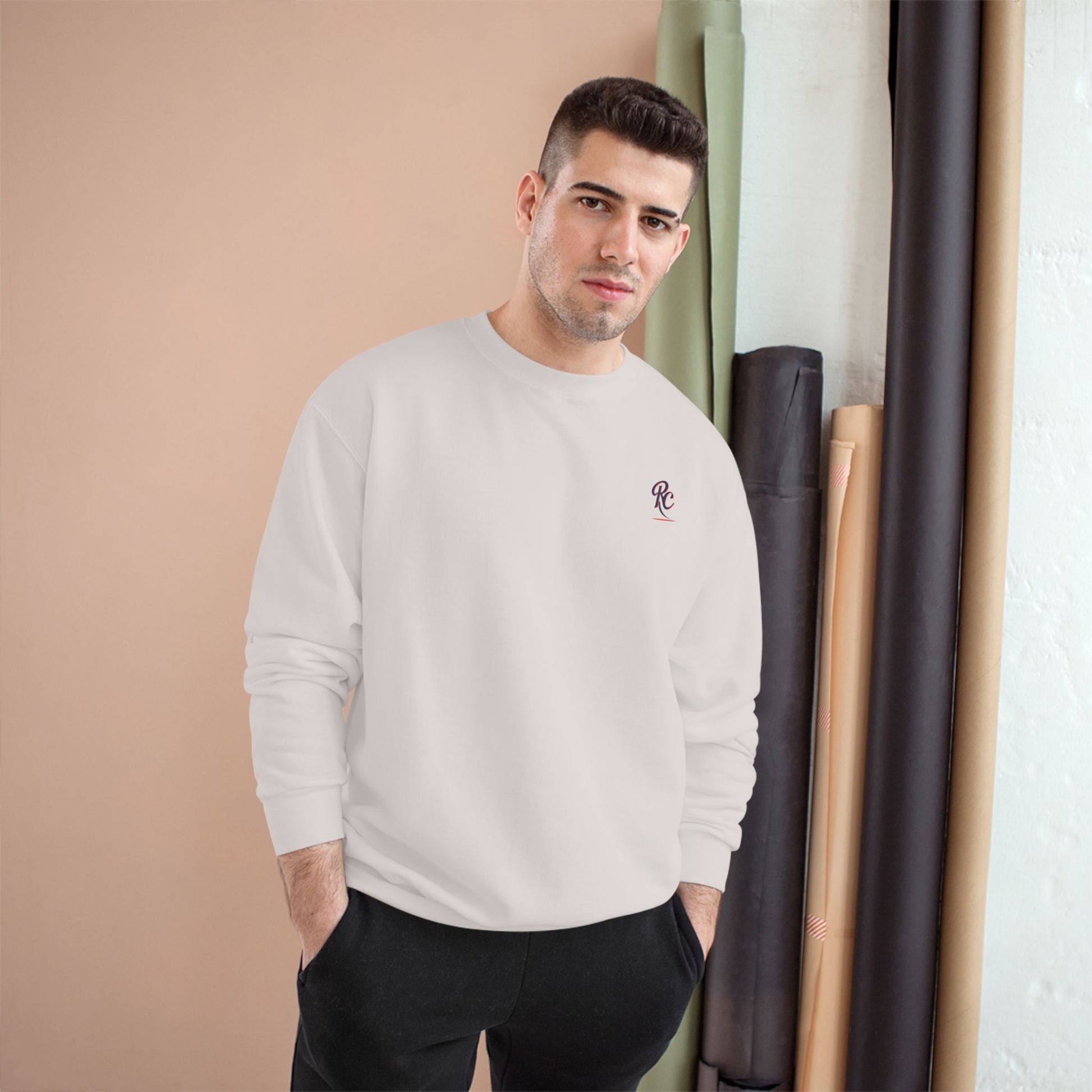 Cozy Champion Sweatshirt - Reed Collection Casual Wear, Perfect for Lounging, Winters, Relaxed Style