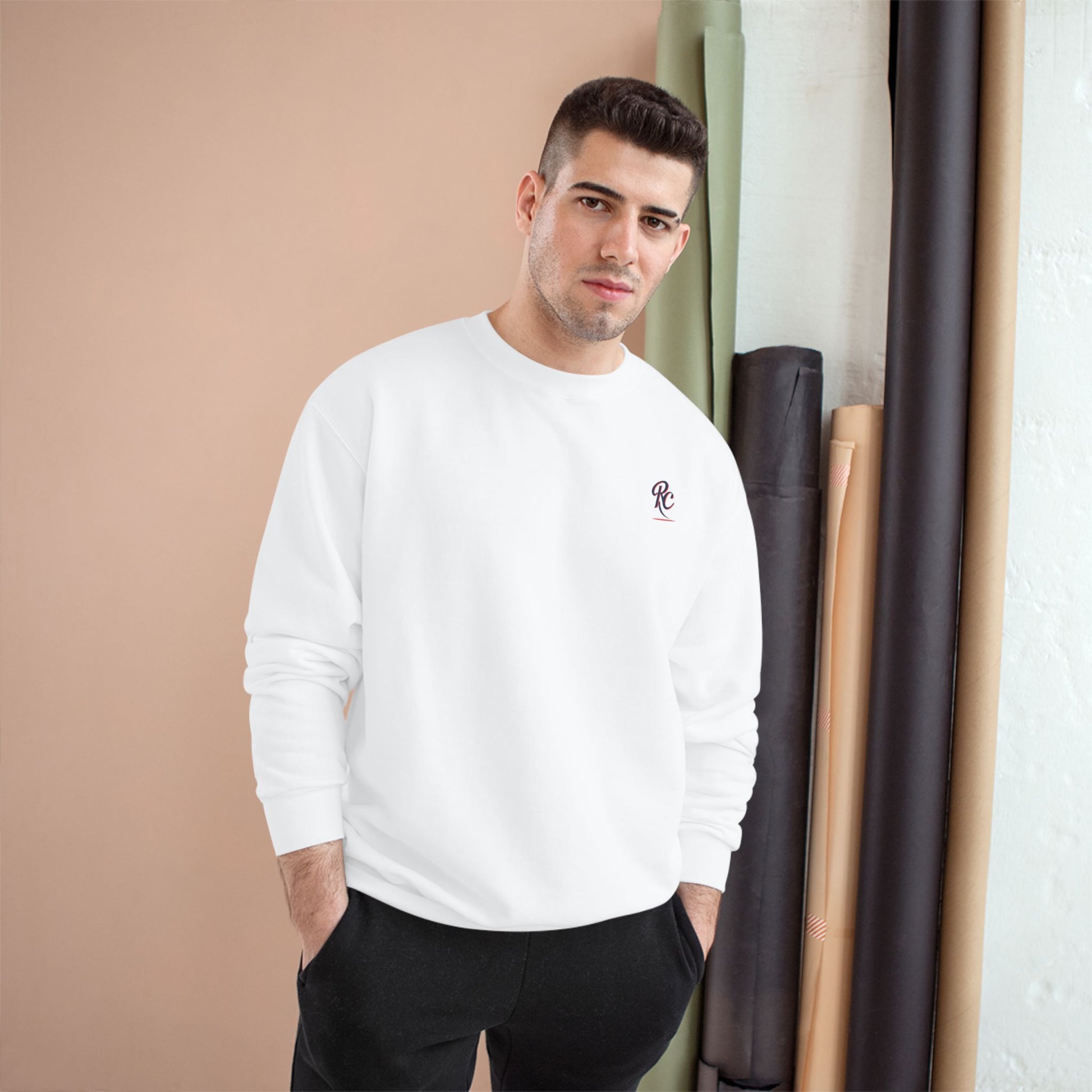 Cozy Champion Sweatshirt - Reed Collection Casual Wear, Perfect for Lounging, Winters, Relaxed Style