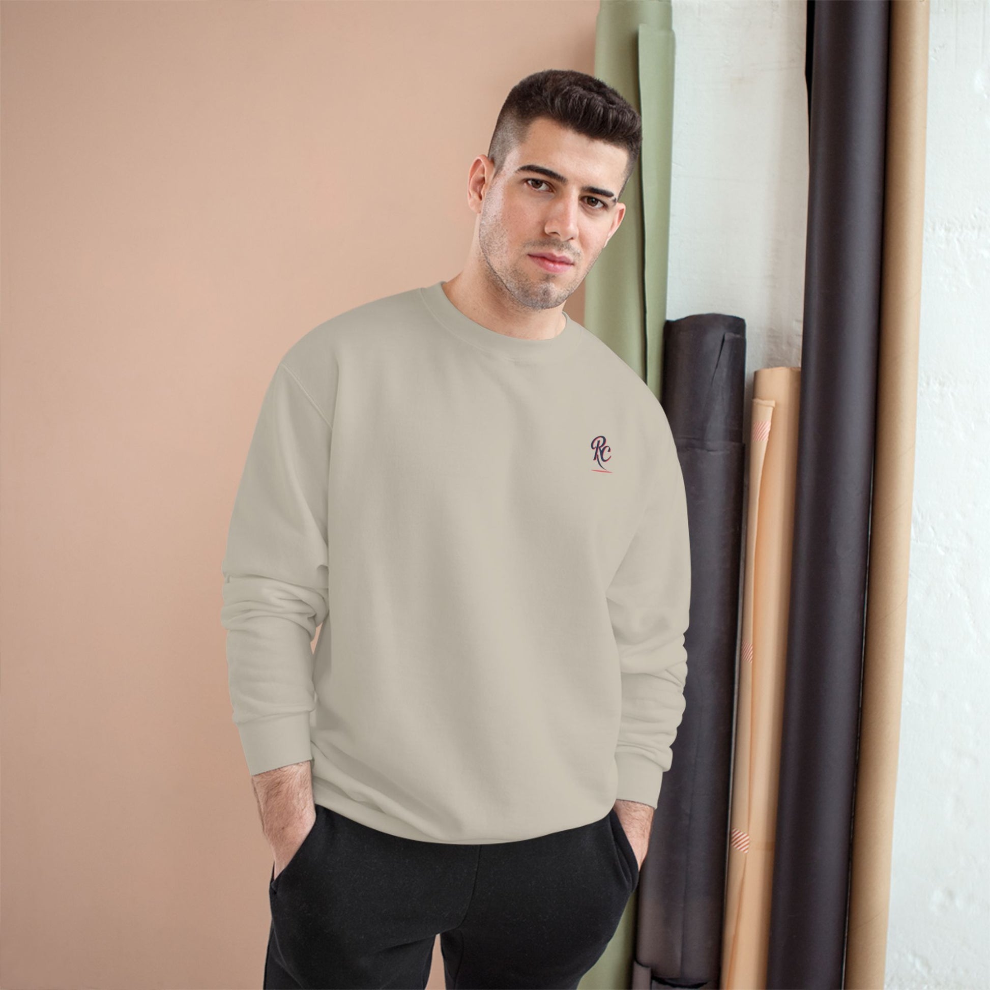 Cozy Champion Sweatshirt - Reed Collection Casual Wear, Perfect for Lounging, Winters, Relaxed Style