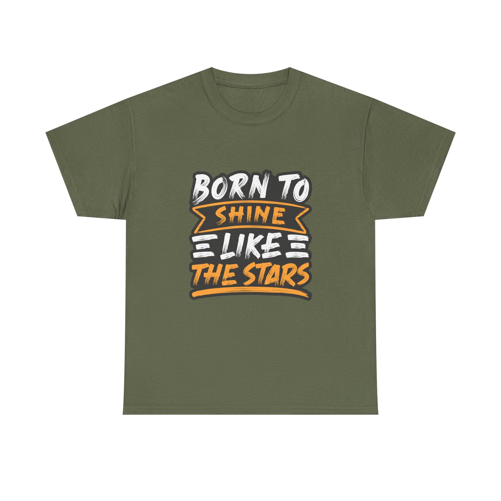 Born to Shine Heavy Cotton Tee | Unisex Inspirational T-Shirt, Casual Wear, Motivational Graphic Tee