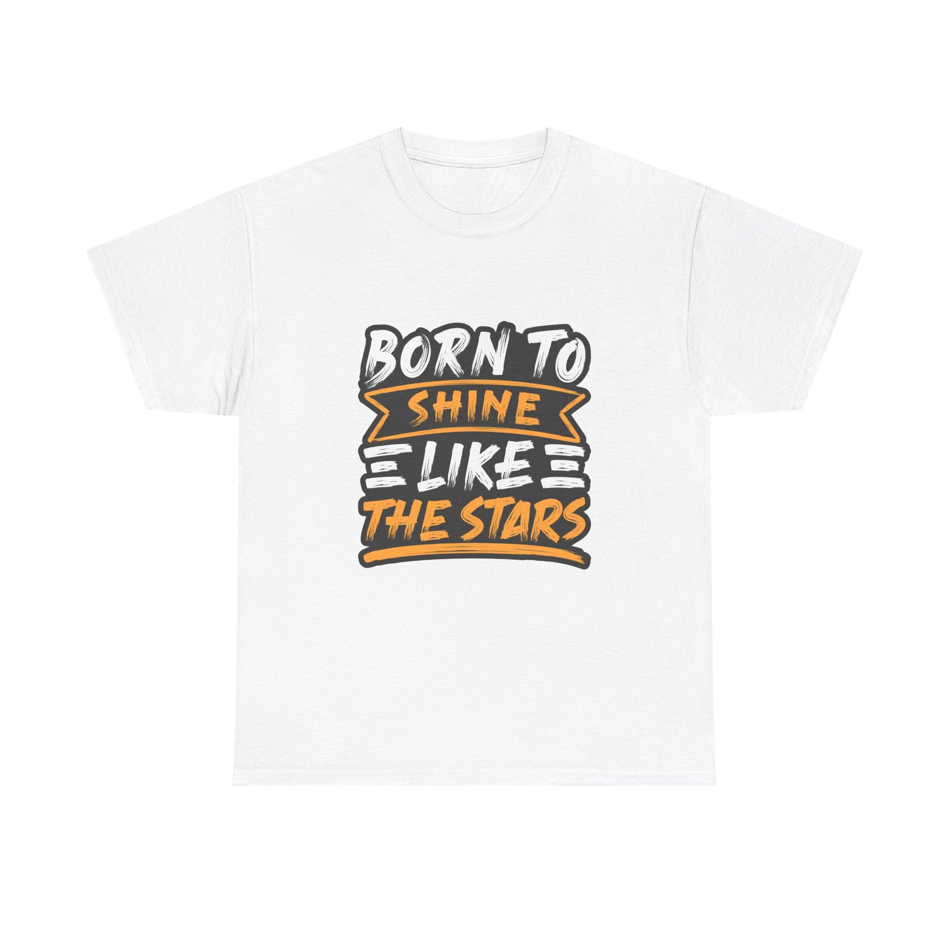 Born to Shine Heavy Cotton Tee | Unisex Inspirational T-Shirt, Casual Wear, Motivational Graphic Tee