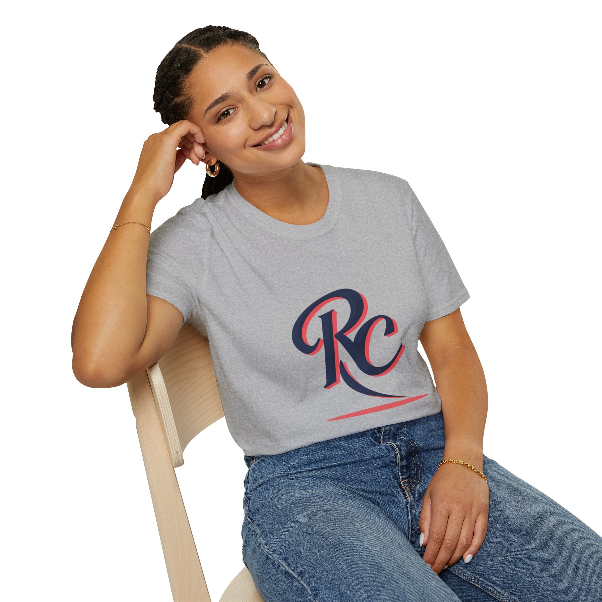 Reed Collection Casual Monogram T-Shirt for Everyday Wear, Stylish & Comfortable