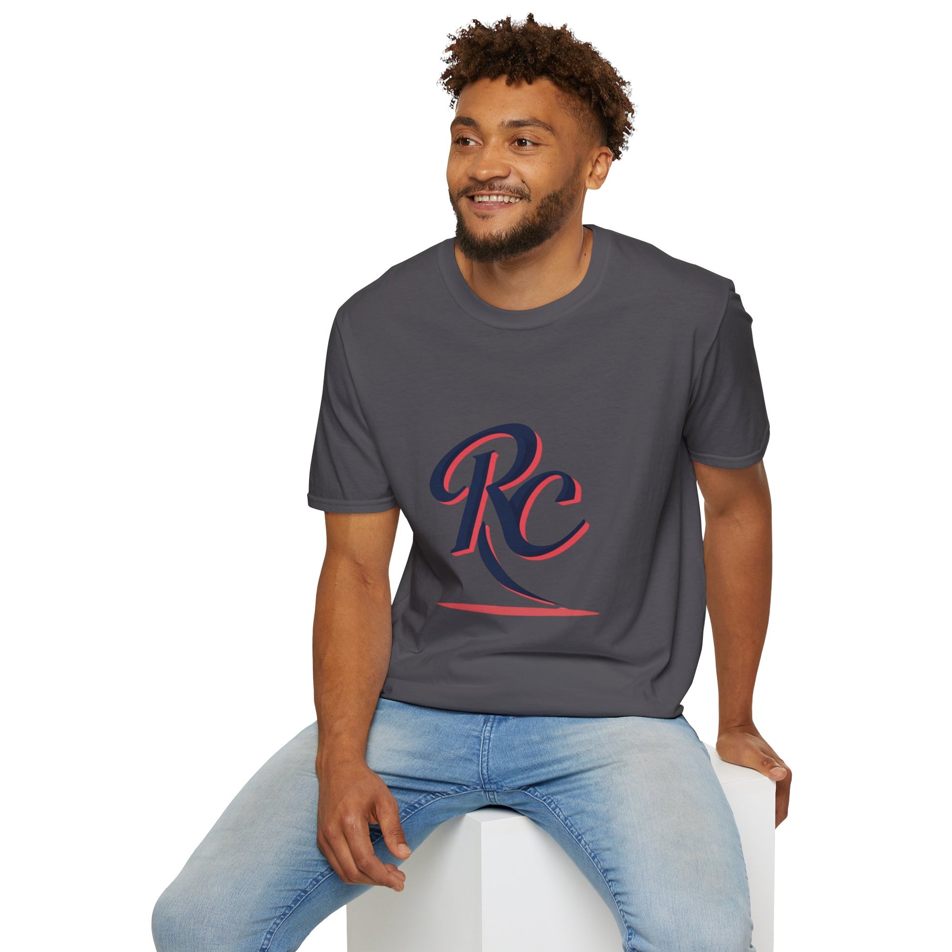 Reed Collection Casual Monogram T-Shirt for Everyday Wear, Stylish & Comfortable