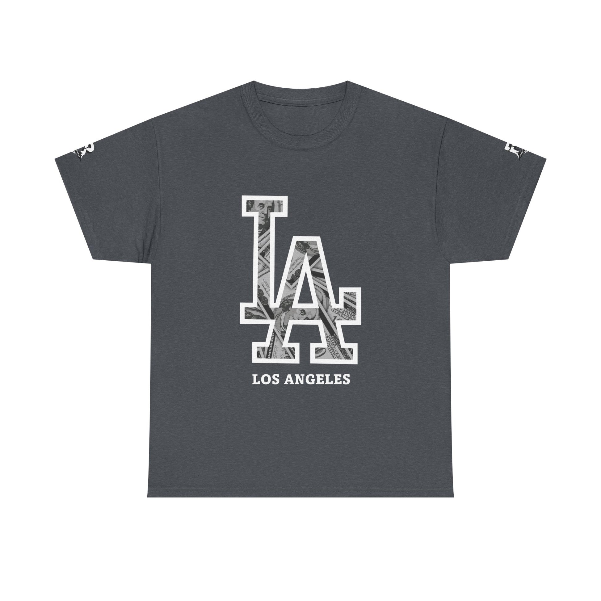 Unisex Heavy Cotton Tee with Los Angeles Graphic, Casual Wear, Street Style Apparel, Los Angeles Fashion