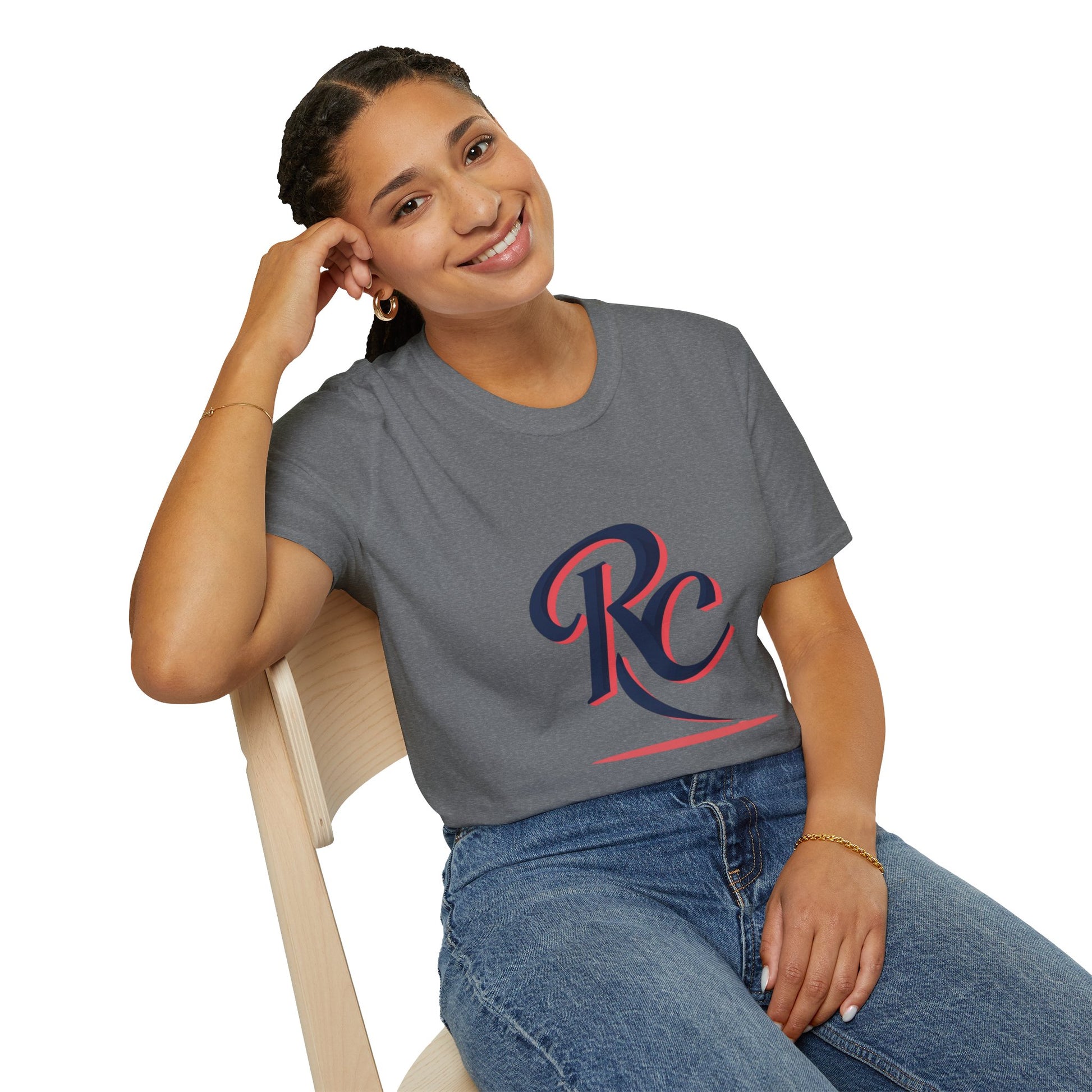 Reed Collection Casual Monogram T-Shirt for Everyday Wear, Stylish & Comfortable