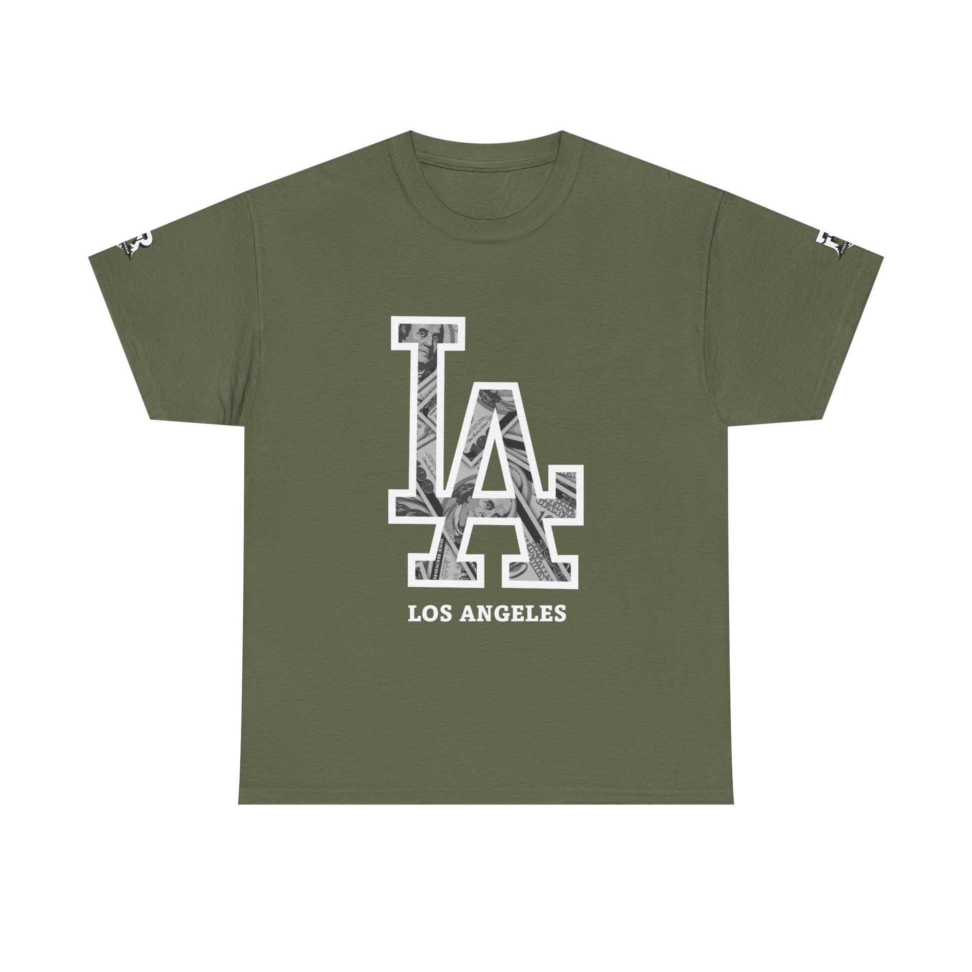 Unisex Heavy Cotton Tee with Los Angeles Graphic, Casual Wear, Street Style Apparel, Los Angeles Fashion