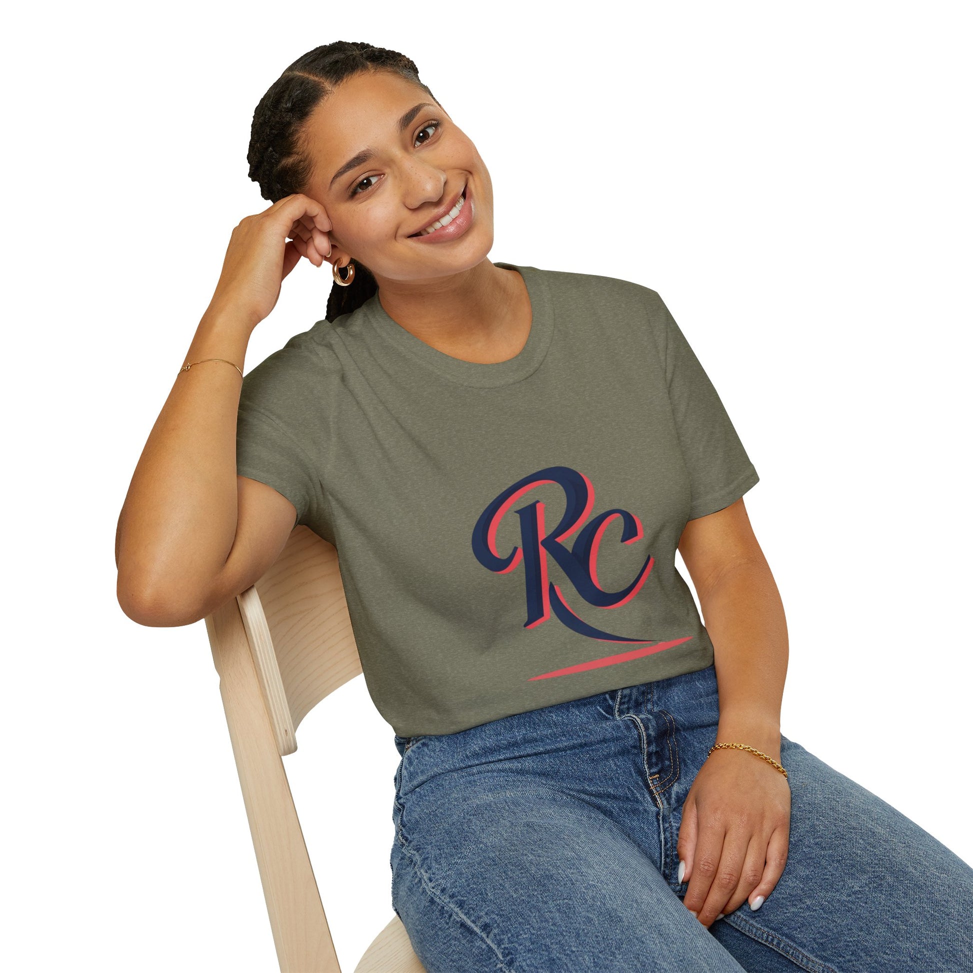 Reed Collection Casual Monogram T-Shirt for Everyday Wear, Stylish & Comfortable
