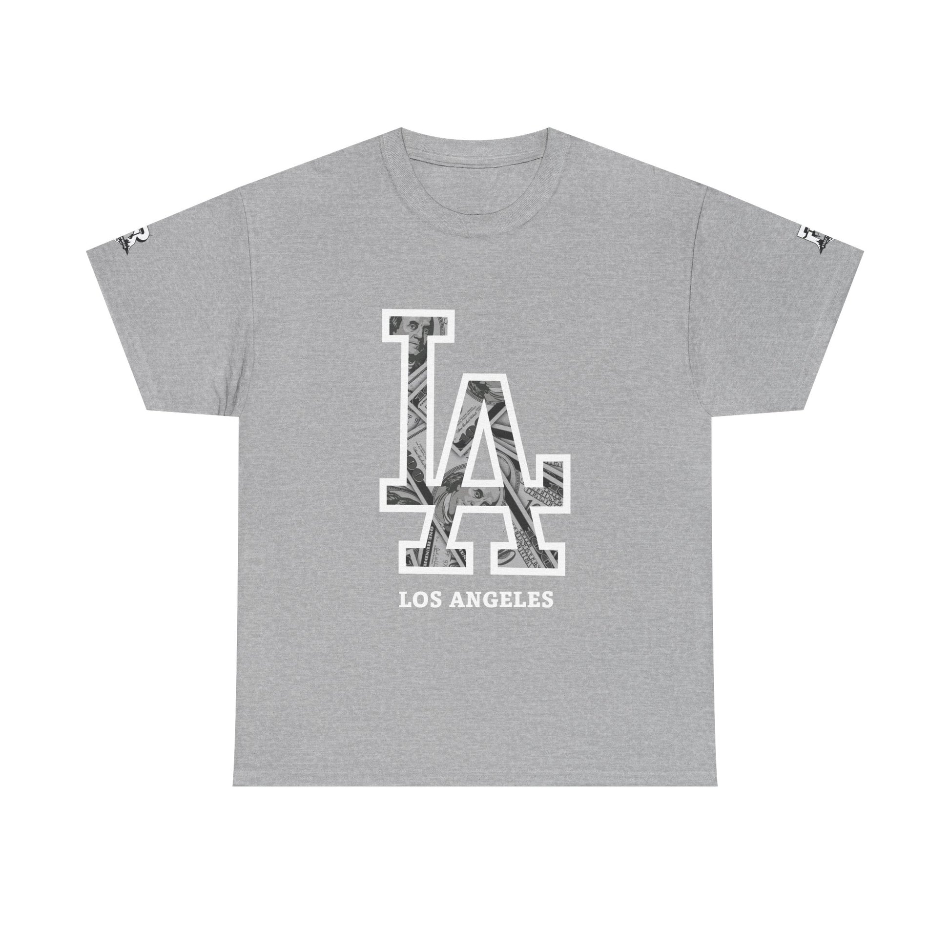 Unisex Heavy Cotton Tee with Los Angeles Graphic, Casual Wear, Street Style Apparel, Los Angeles Fashion