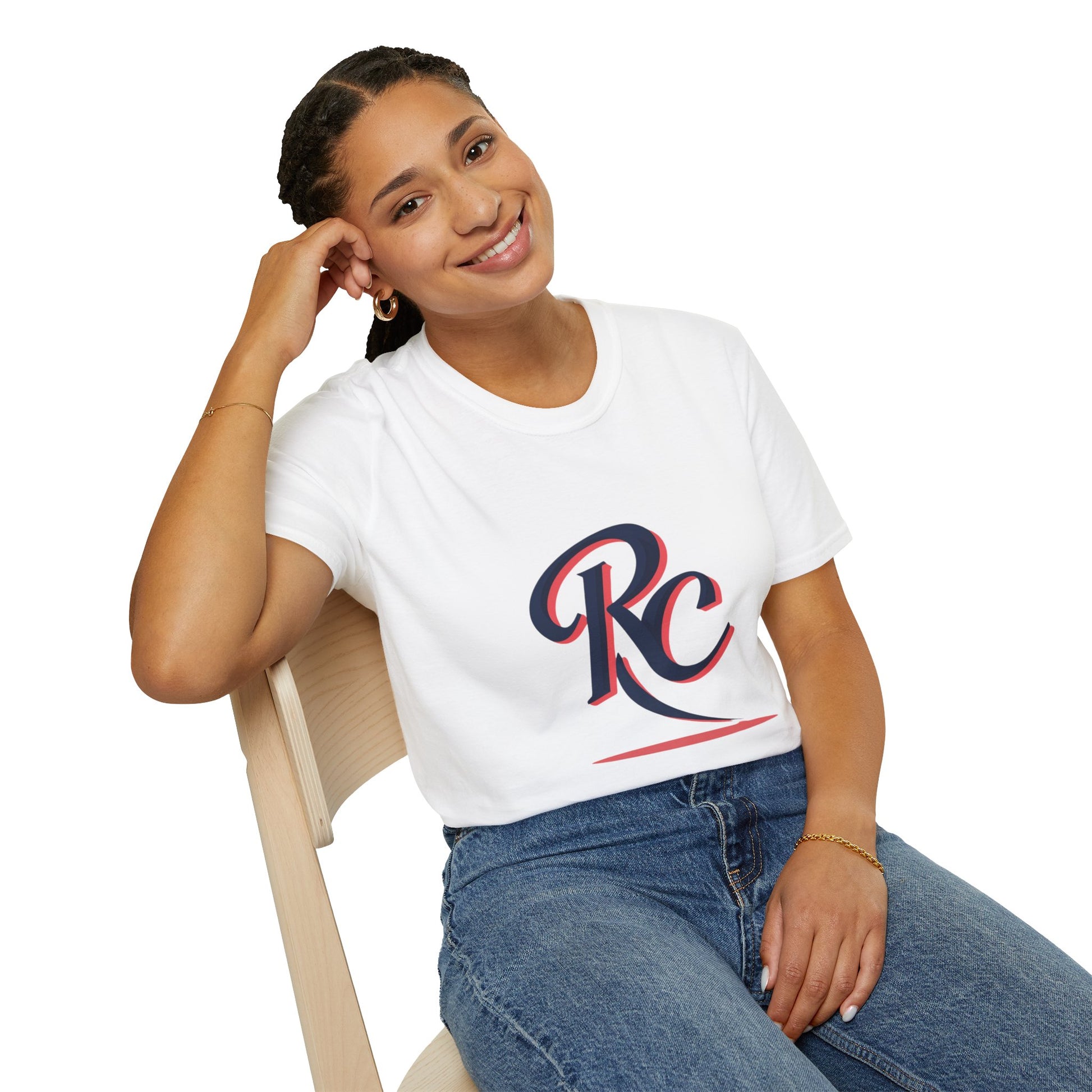 Reed Collection Casual Monogram T-Shirt for Everyday Wear, Stylish & Comfortable