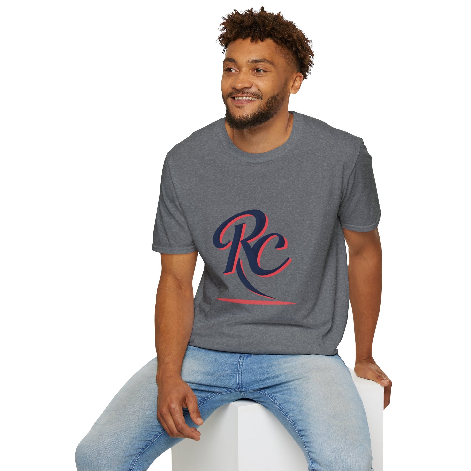 Reed Collection Casual Monogram T-Shirt for Everyday Wear, Stylish & Comfortable