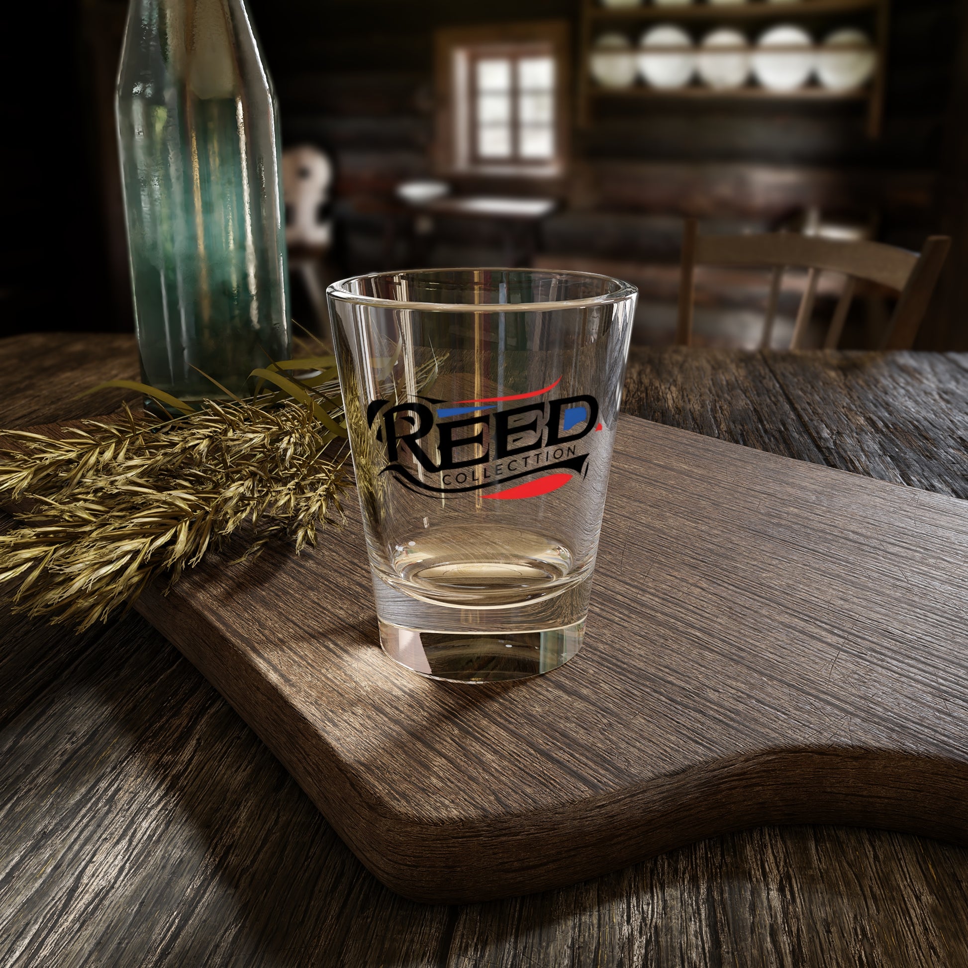 Reed Collection Shot Glass - 1.5oz for Celebrations & Gatherings
