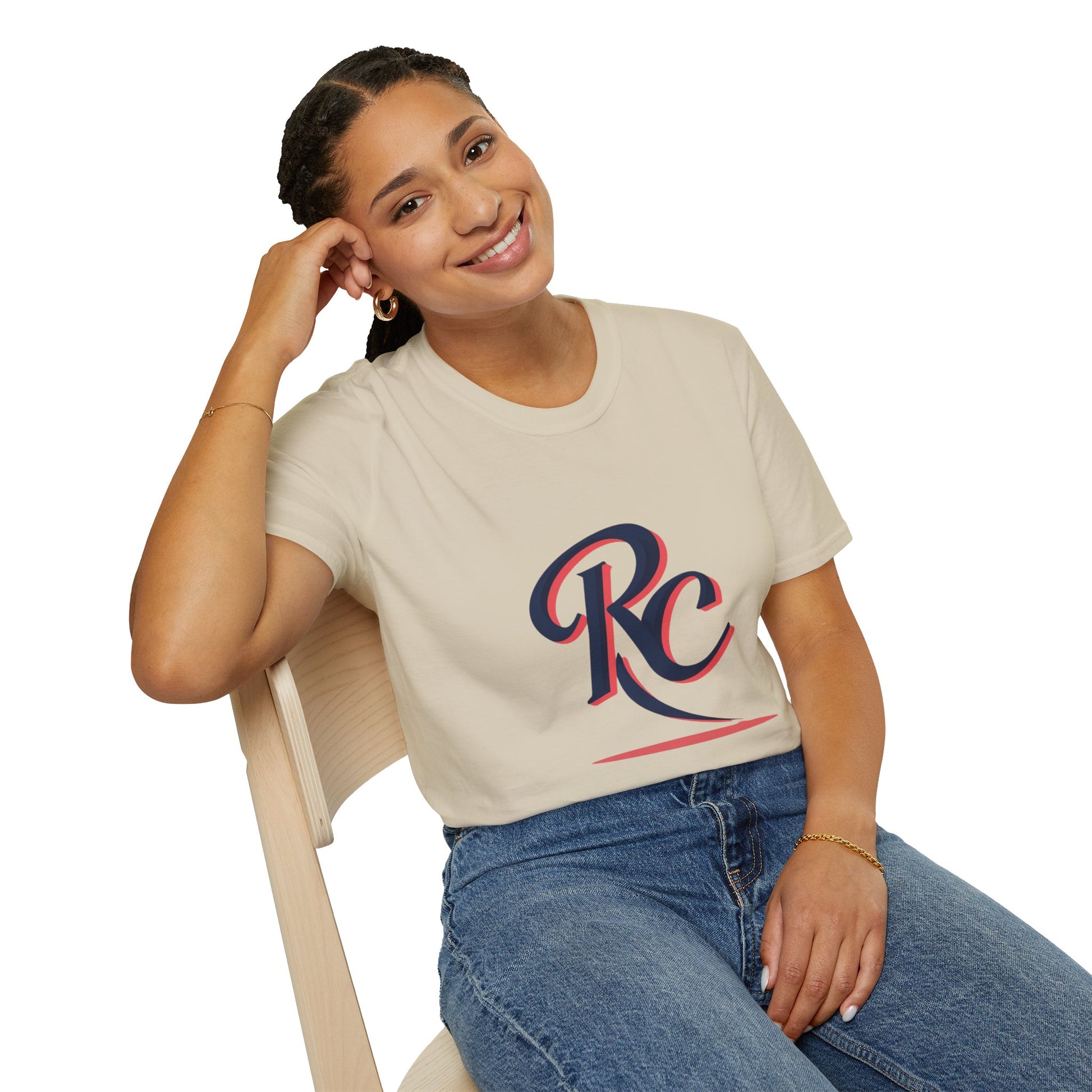 Reed Collection Casual Monogram T-Shirt for Everyday Wear, Stylish & Comfortable