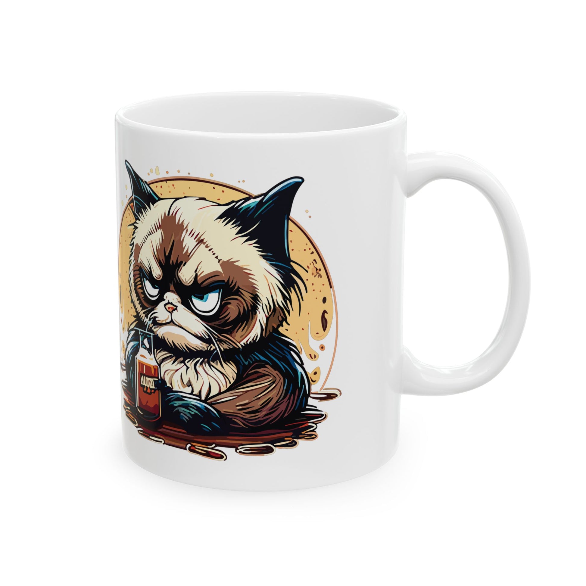 Whimsical Panda Ceramic Mug - Cute Animal Coffee Cup, Gift for Animal Lovers, Unique Kitchen Decor, Fun Tea Mug, Panda Lover Gift