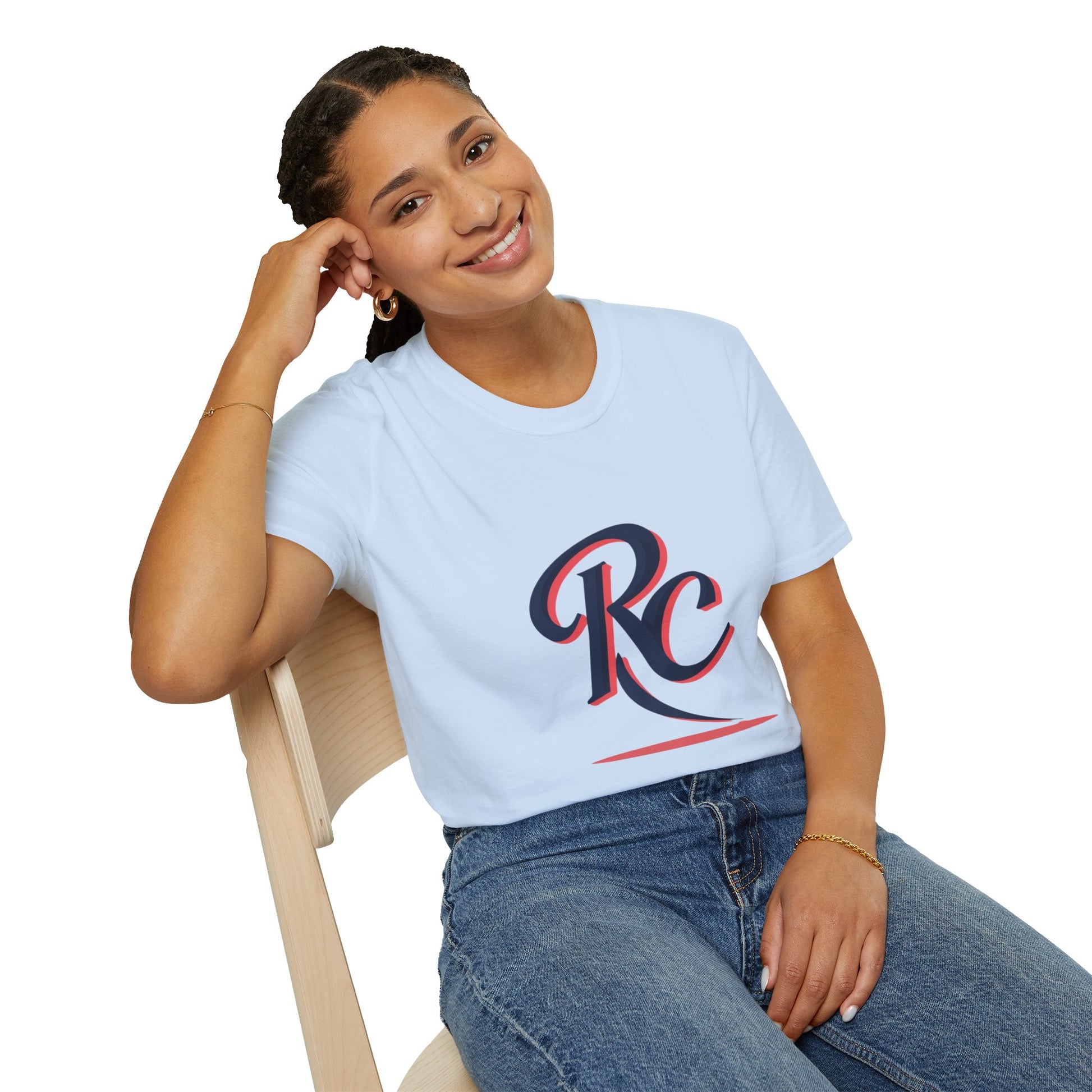 Reed Collection Casual Monogram T-Shirt for Everyday Wear, Stylish & Comfortable