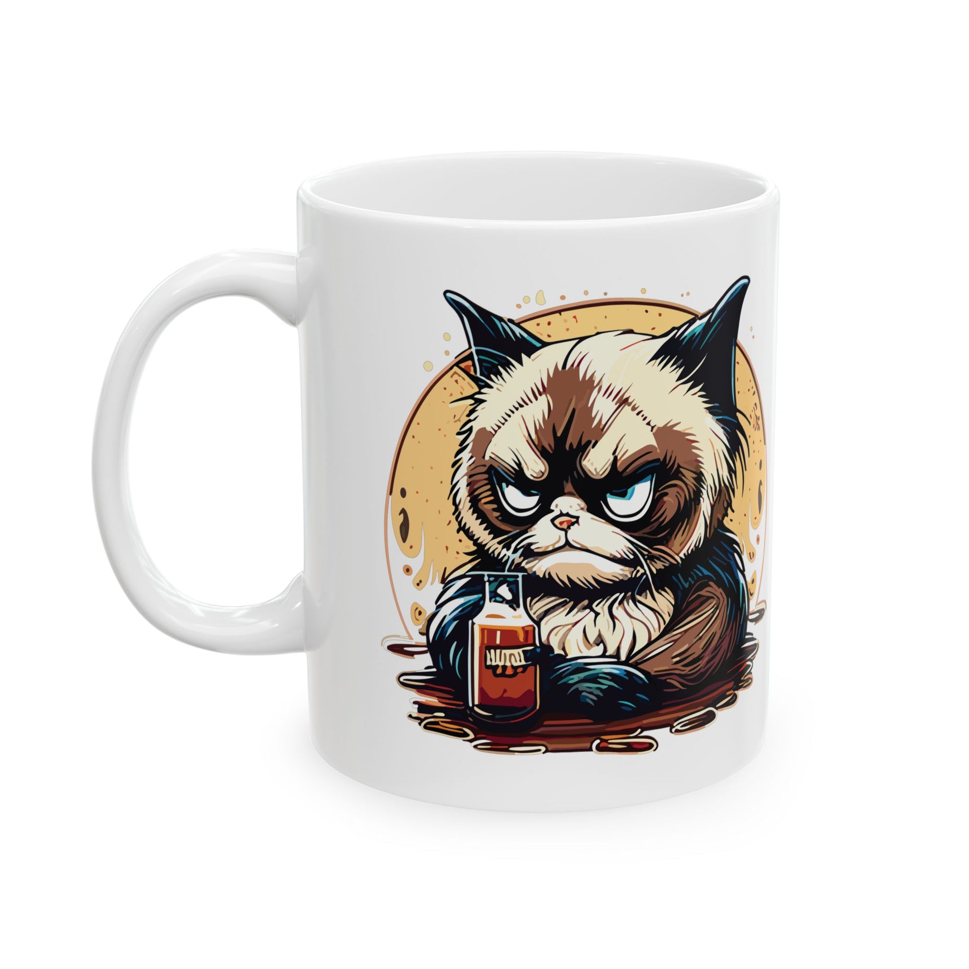 Whimsical Panda Ceramic Mug - Cute Animal Coffee Cup, Gift for Animal Lovers, Unique Kitchen Decor, Fun Tea Mug, Panda Lover Gift