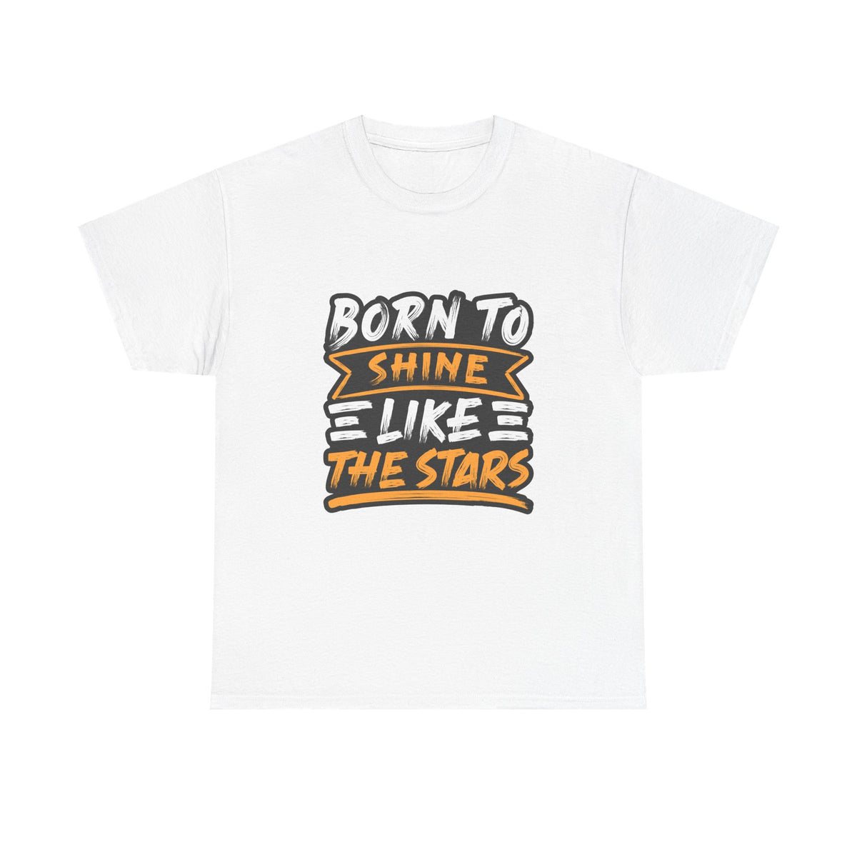 Born to Shine Heavy Cotton Tee | Unisex Inspirational T-Shirt, Casual Wear, Motivational Graphic Tee